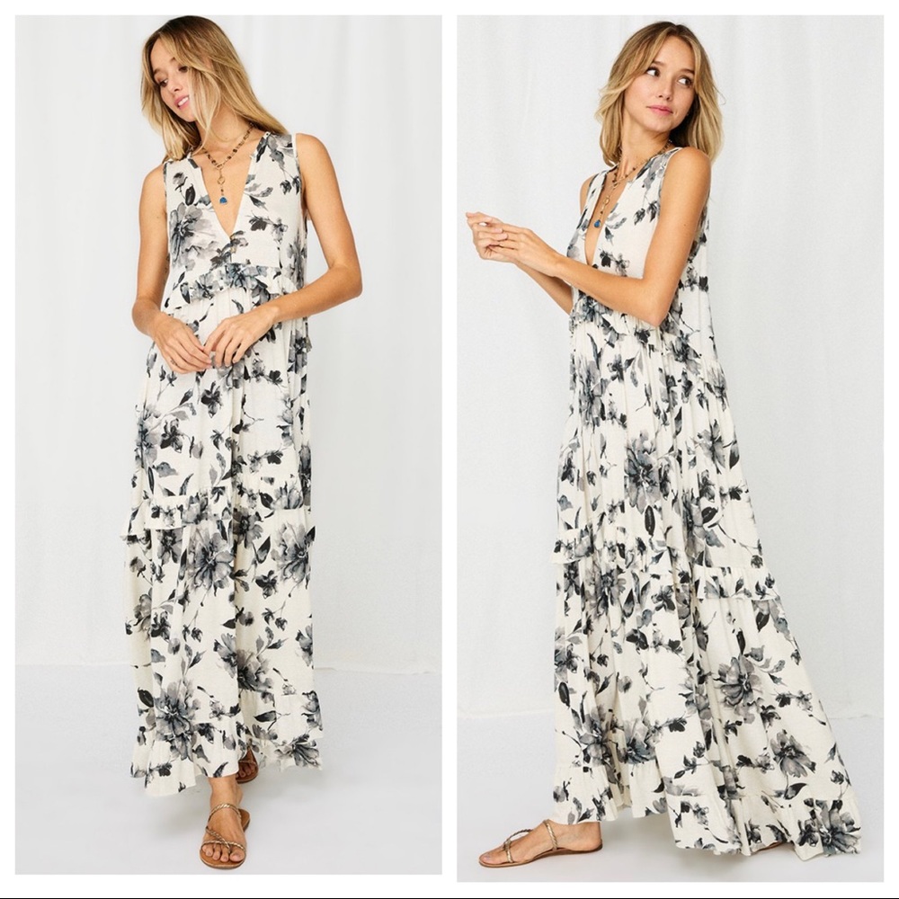 Spring Collection Floral Tiered Maxi Dress - Picture 4 of 4